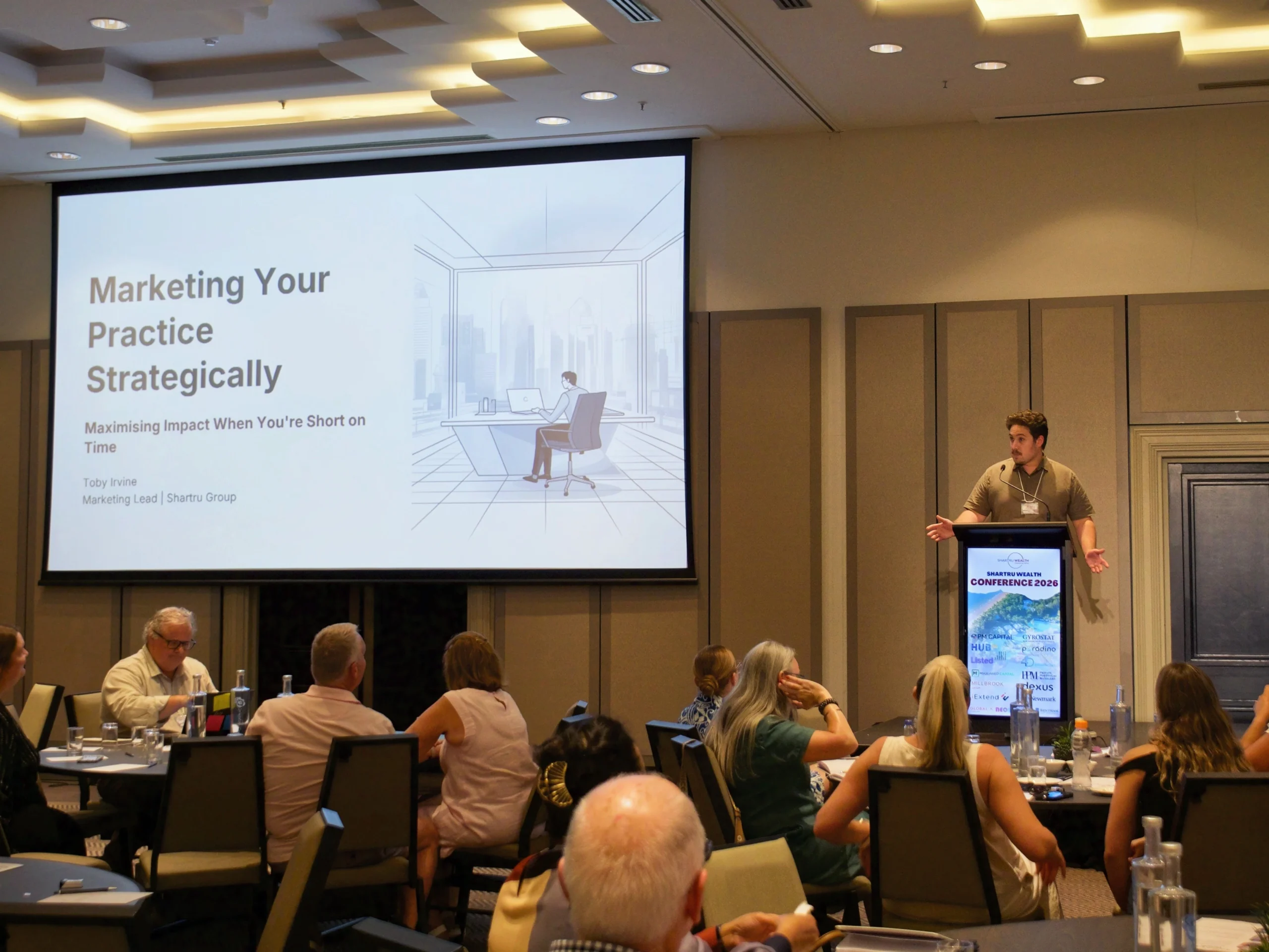 Toby Irvine Presenting